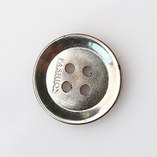 HR大鈕扣 聖多明哥鈕扣 NO14 21mm, 單一顏色, 12入
