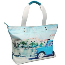 지킨 Muckie 숄더백, Painting Blue, 1개