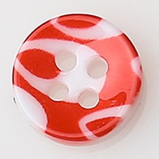 HR大鈕扣 永珍 NO6 鈕扣 11mm, 混合顏色, 12個