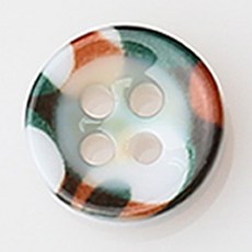 HR大鈕扣 永珍 NO18 鈕扣 11mm, 混合顏色, 12個