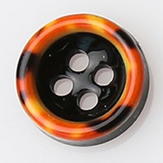 HR大鈕扣 萬象 NO48 鈕扣 11mm, 混合顏色, 12入