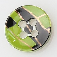 HR大鈕扣 永珍 NO38 鈕扣 11mm, 混合顏色, 12個
