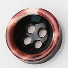 HR大鈕扣 萬象 NO49 鈕扣 11mm, 混合顏色, 12入