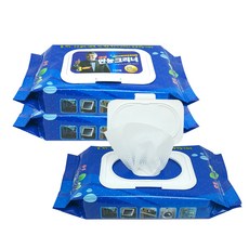 Dongsung Cleaner 萬用清潔濕巾 掀蓋型 100抽, 攜帶型, 100入, 3個
