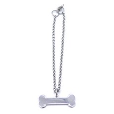하온펫 긴 뼈다귀 팬던트 강아지 목걸이 XXS E, 1개