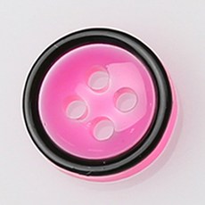 HR大鈕扣 貝魯特鈕扣 NO5 11mm, 混色, 12個