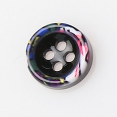 HR大鈕扣 貝魯特鈕扣 NO13 11mm, 混合顏色, 12個