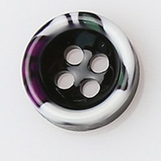HR大鈕扣 貝魯特鈕扣 NO15 11mm, 混合顏色, 12個