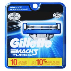 Gillette 吉列 維納絲 鋒速3TURBO系列替換刀片, 10片, 1個