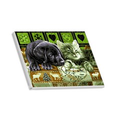 헬로페인팅 반하지오 그림그리기 DIY 도면 강아지와고양이09 + 3p 랜덤 발송, 혼합 색상, 1개