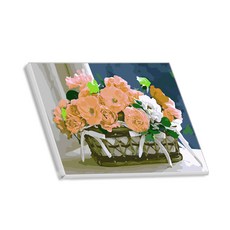 헬로페인팅 반하지오 그림그리기 DIY 도면 꽃바구니시리즈08 + 3p 랜덤 발송, 혼합 색상, 1개