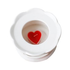 와드몰 꽃잎형 도자기 티포트워머, 1개