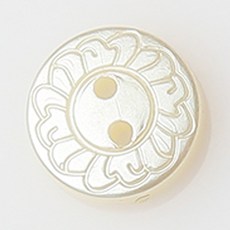 HR大鈕扣 莫斯科鈕扣 NO45 11mm, 混合顏色, 12個