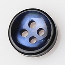 HR大鈕扣 莫斯科鈕扣 NO47 11mm, 混合顏色, 12個