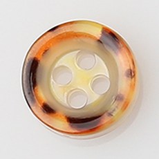 HR大鈕扣 莫斯科鈕扣 NO17 11mm, 混合顏色, 12個