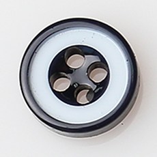 HR大鈕扣 莫斯科 鈕扣 NO39 11mm, 混合顏色, 12個