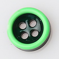 HR大鈕扣 莫斯科鈕扣 NO42 11mm, 混合顏色, 12個
