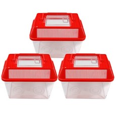 大一 採集箱 小, 紅色, 3個
