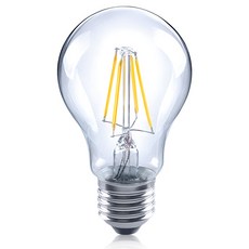 LUMI N 全新 Allbeam 透明 LED 愛迪生燈泡 26 底座 SCL A60 6W E26 L865, 白光, 1顆