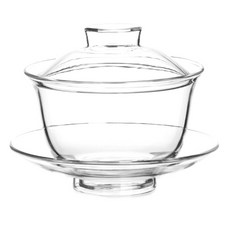 玻璃蓋茶杯 LGW005 160ml, 單色, 1組