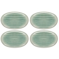 Jeongdam Jeong Heonjin 鵝卵石筷架, 青瓷, 4件