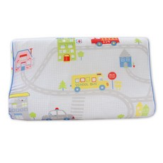 design&Story 孩童印花記憶棉枕頭, 藍色