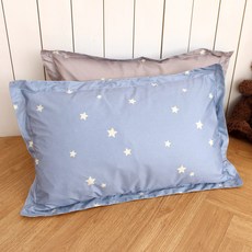 design&Story 孩童星星圖案枕頭, 藍色