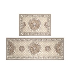 sina&somo 東方風地墊2件組, 米色