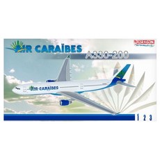 DRAGON DRAGON 1/400 AIR CARAIBES A330-200塑膠模型客機, 1個
