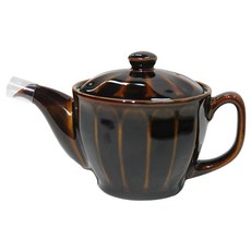 이시마루토게이 하사미 토게이 멘토리 칼라 티포트, 다크 브라운, 1개