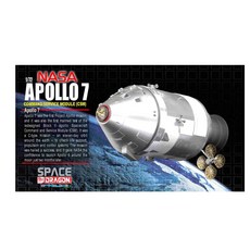 DRAGON DRAGON 1/72 NASA APOLLO 7塑膠模型噴射機, 1個