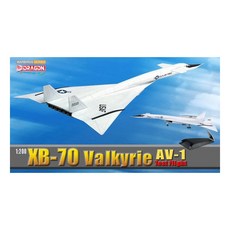 DRAGON DRAGON 1/200 XB-70 VALKYRIE AV-1塑膠模型戰鬥機, 1個