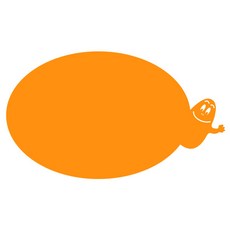 e작은상자이야기 홈 인테리어 아크릴 메모 보드 MO 63 부착형, 오렌지, 1개