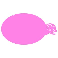 쿠 홈 인테리어 아크릴 메모 보드 MO 61 걸이형 소, 1개, 핑크