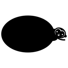 쿠 홈 인테리어 아크릴 메모 보드 MO 61 부착형 대, 1개, 블랙