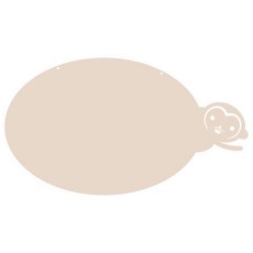 쿠 홈 인테리어 아크릴 메모 보드 MO 61 걸이형 베이지 소, 1개