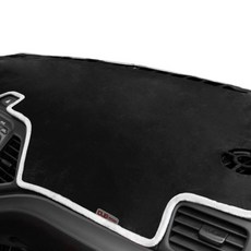 DUB Gold Edition 天鵝絨儀表板避光墊 黑色布料 白色線條 + 紙質芳香劑, Rexton 1 2001年~2005年(一般型)