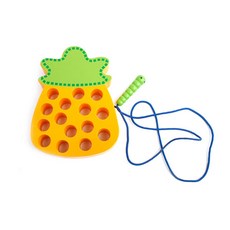 Kiumhouse 鳳梨益智穿線玩具, 1組