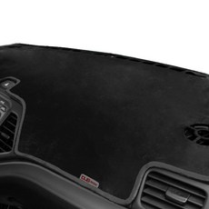 DUB Gold Edition 絲絨儀表板避光墊 黑色布料 + 灰色滾邊, 迷你, Paceman 2013年~ (R61)