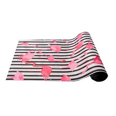 슈가매트 네추럴 러브 캐나다 고무 요가매트 + 원형 패키지 + 블랙 스트랩, 플라밍고, 1개