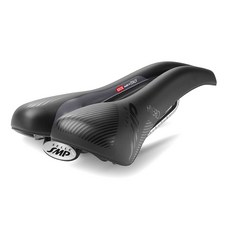 SMP 하이브리드 로드 MTB 출퇴근용 안장, 블랙, 1개