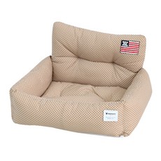 REDPUPPY Pet Muff 汽車座椅, 1個, 圓點米色