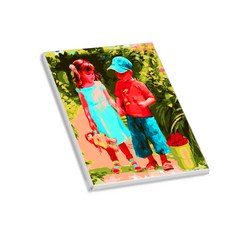 헬로페인팅 직접그리는 그림그리기 DIY도면 시골친구13, 혼합 색상, 1개