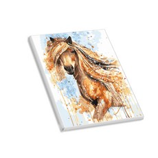 헬로페인팅 직접그리는 그림그리기 DIY도면 말의숨소리시리즈01, 혼합 색상, 1개