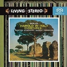 베를리오즈: 이탈리아의 해롤드/서곡(HYBRID SACD) - 샤를 뮌쉬/보스톤 심포니 미국수입반, 1CD