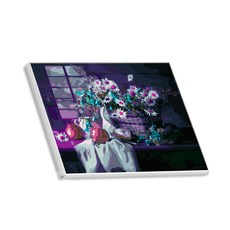 헬로페인팅 직접그리는 그림그리기 DIY도면 모과와꽃시리즈06, 혼합 색상, 1개