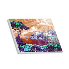 헬로페인팅 직접그리는 그림그리기DIY도면 + 추가 랜덤 발송 3p, 햇살받은마을02, 1개