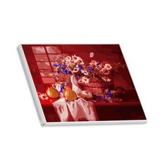 헬로페인팅 직접그리는 그림그리기 DIY도면 모과와꽃시리즈03, 혼합 색상, 1개