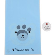 황씨네도시락 비접착 애니멀 봉투 곰 50p + 스티커 카네이션 원형 선생님 감사해요 50p, 1세트