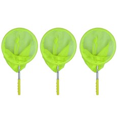 5段伸縮蜻蜓捕捉網 黃色, 3片